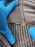 FP One 100% Cotton Gray Purple Thermal Top Size L - photo 3