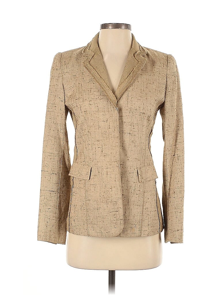 Pre-owned Elie Tahari Blazer Jacket In Brown