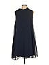 Sharagano 100% Polyester Solid Blue Casual Dress Size 12 - photo 1