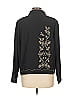 Chico's Design 100% Silk Print Black Long Sleeve Silk Top Size L - photo 2