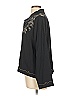 Chico's Design 100% Silk Print Black Long Sleeve Silk Top Size L - photo 5