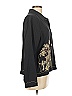 Chico's Design 100% Silk Print Black Long Sleeve Silk Top Size L - photo 4