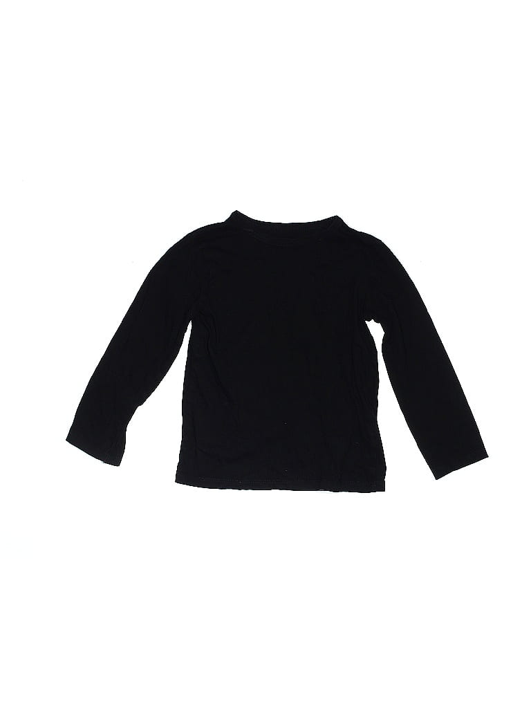 The Children's Place 100% Cotton Black Long Sleeve Turtleneck Size 5T - photo 1