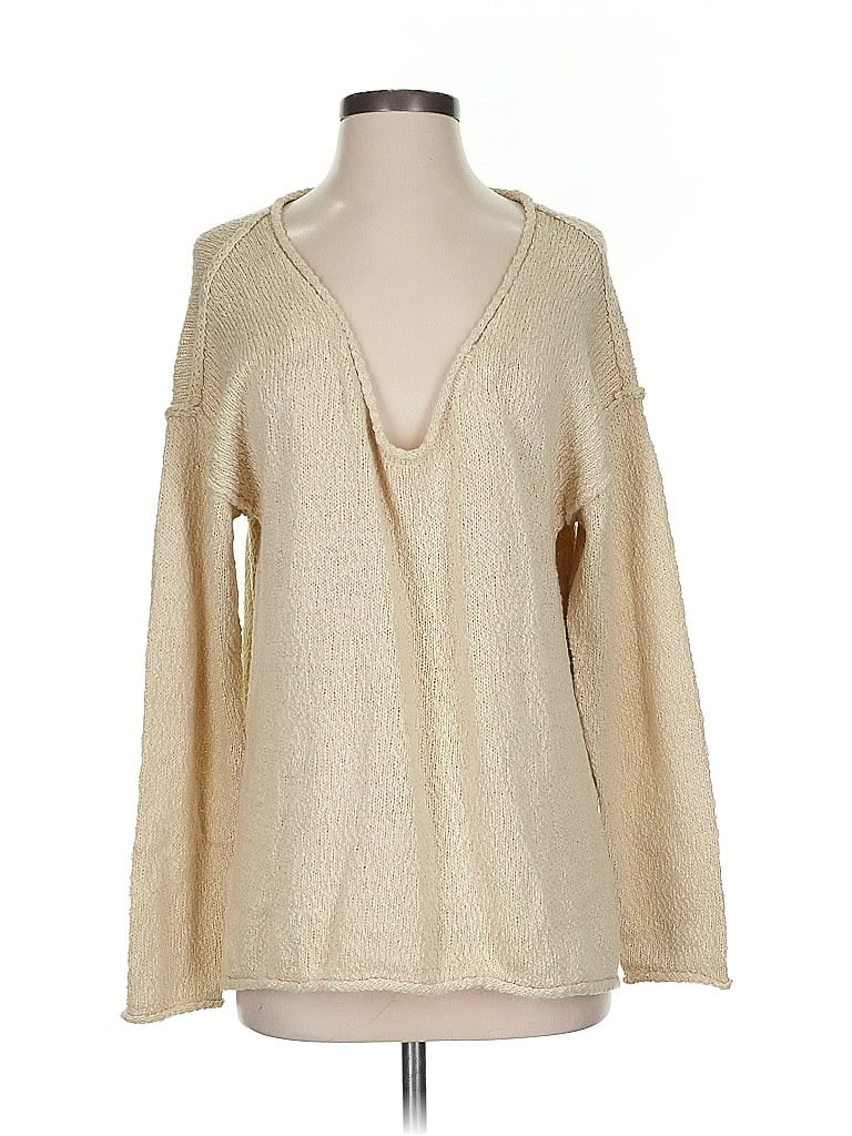 Pre-owned Aerie Pullover Sweater In Gold