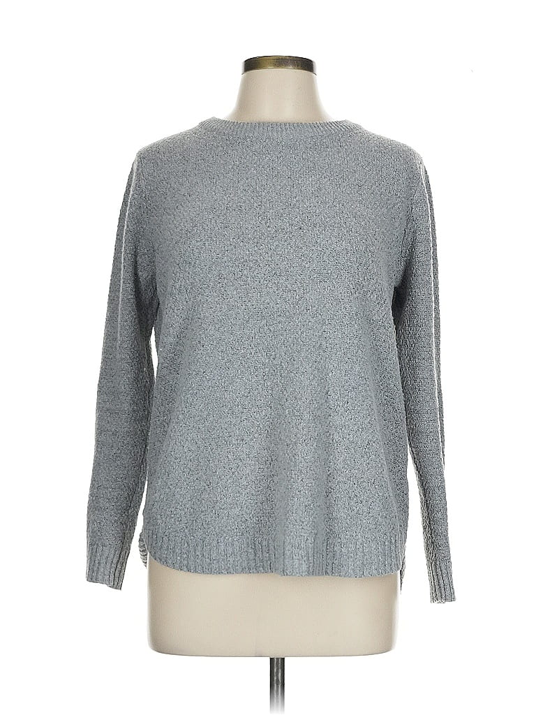 Pink Clover 100% Polyester Gray Pullover Sweater Size L - photo 1