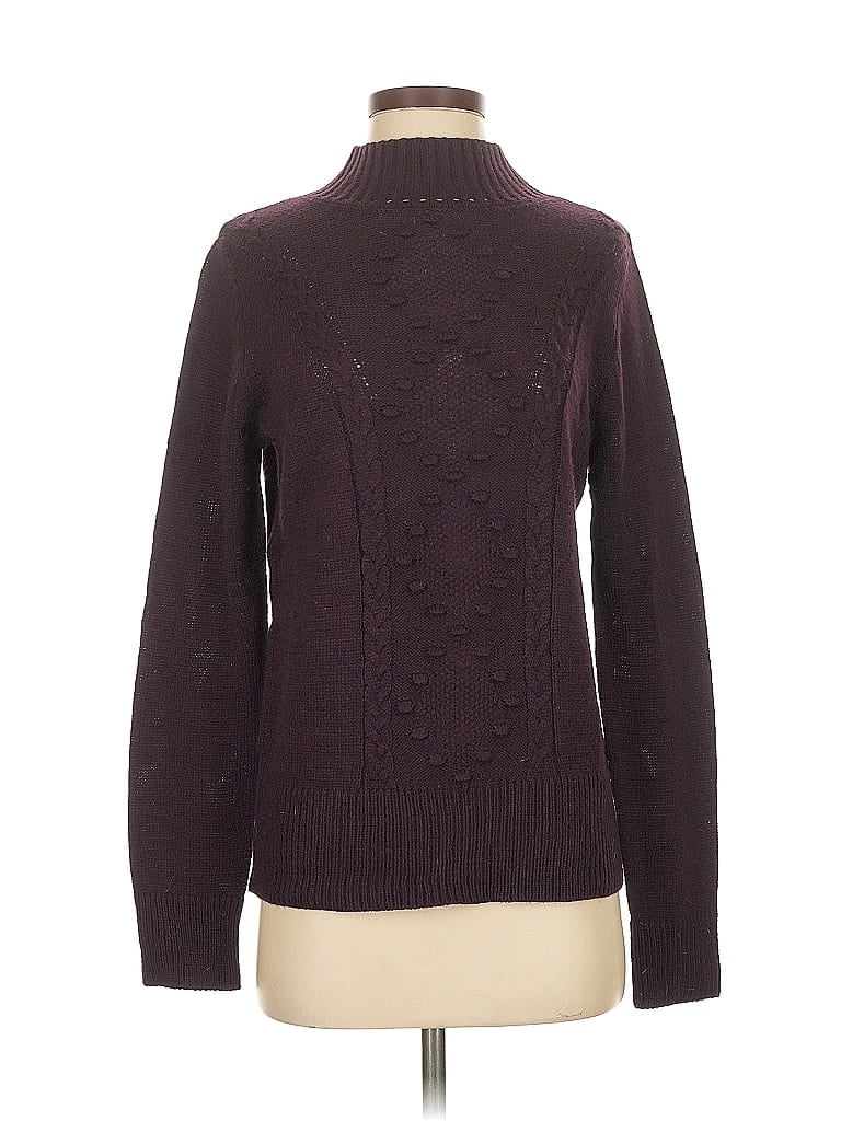 Ann Taylor LOFT Outlet 100% Acrylic Burgundy Turtleneck Sweater Size S - photo 1