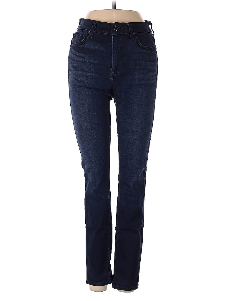 Pre-owned 7 For All Mankind Jeans In Blue