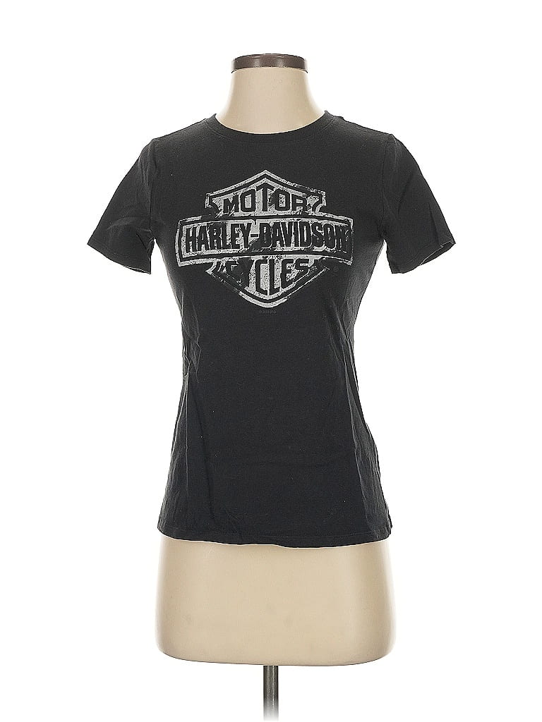 Harley Davidson 100% Cotton Black Short Sleeve T-Shirt Size XS - photo 1