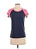 Oiselle Color Block Pink Blue Active T-Shirt Size S - photo 1