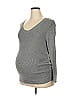 Ingrid + Isabel Gray Pullover Sweater Size L - photo 1