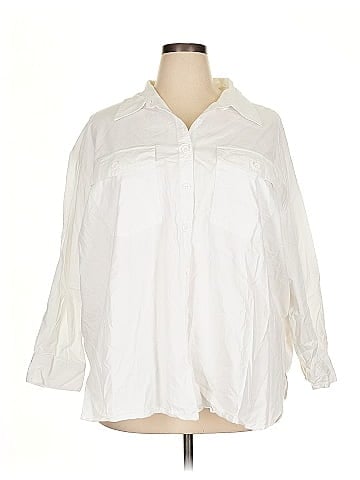 Future Collective 3/4 Sleeve Button-Down Shirt (view 1)