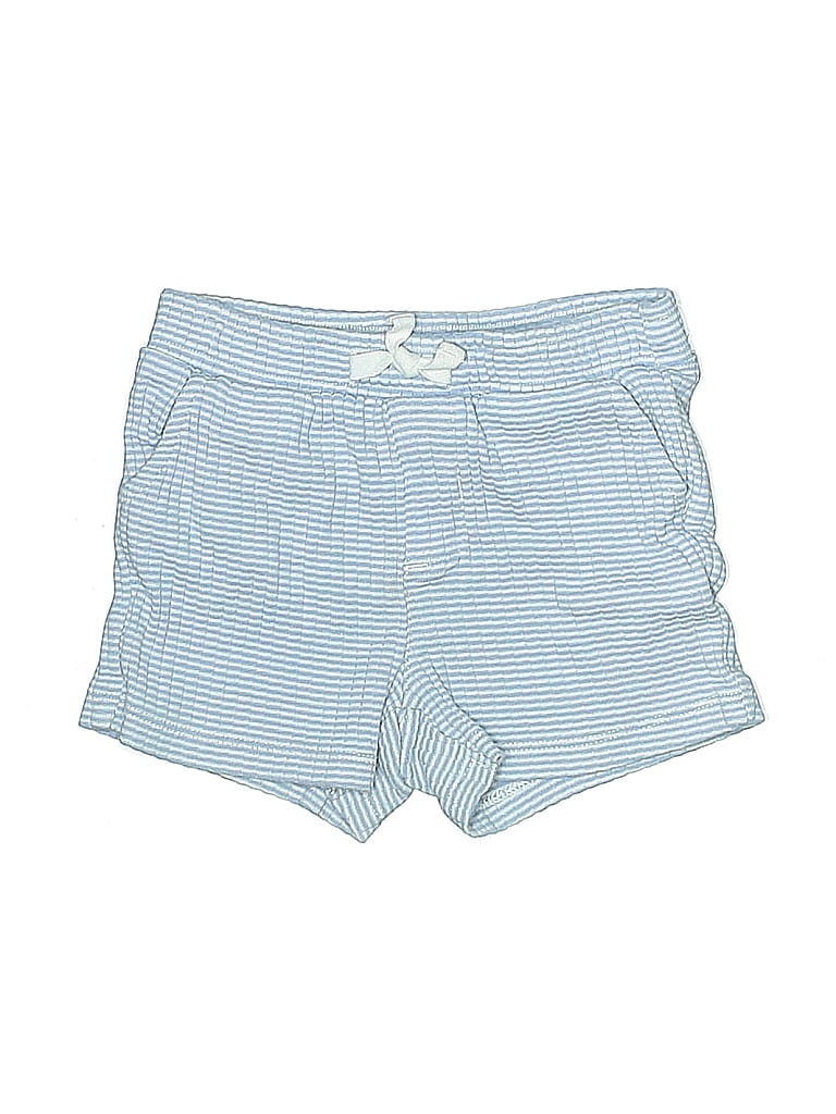 Janie and Jack 100% Cotton Stripes Blue Shorts Size 12-18 mo - photo 1