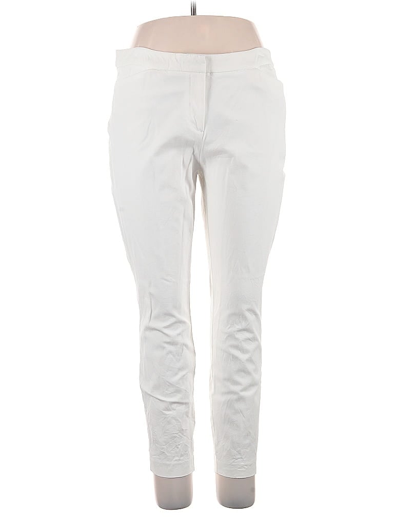 Pre-owned Halogen Casual Pants In White