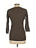 Moda International 100% Cotton Brown 3/4 Sleeve T-Shirt Size L - photo 2