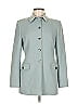 Carlisle Chevron-herringbone Blue Teal Coat Size 6 - photo 1