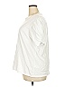Pomander Place 100% Cotton White Short Sleeve Top Size 3X - photo 5