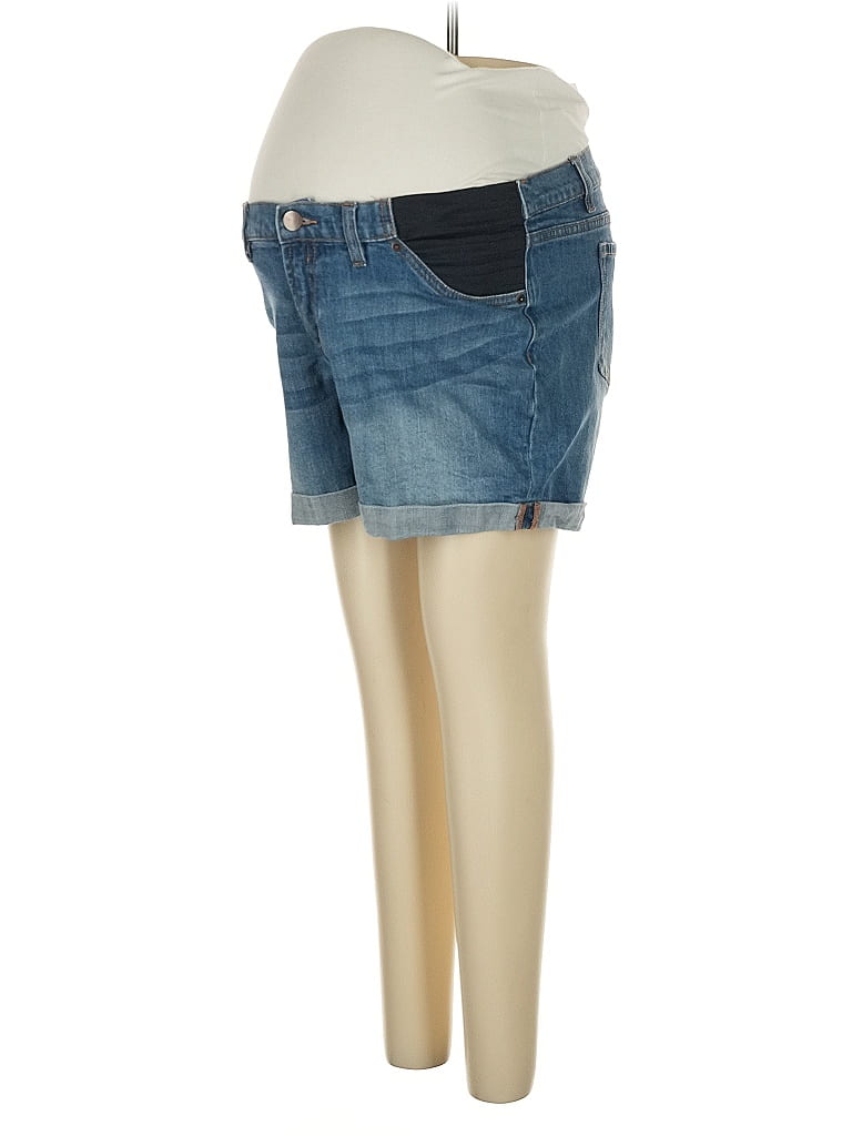 Ingrid + Isabel Blue Denim Shorts Size 30 waist - photo 1