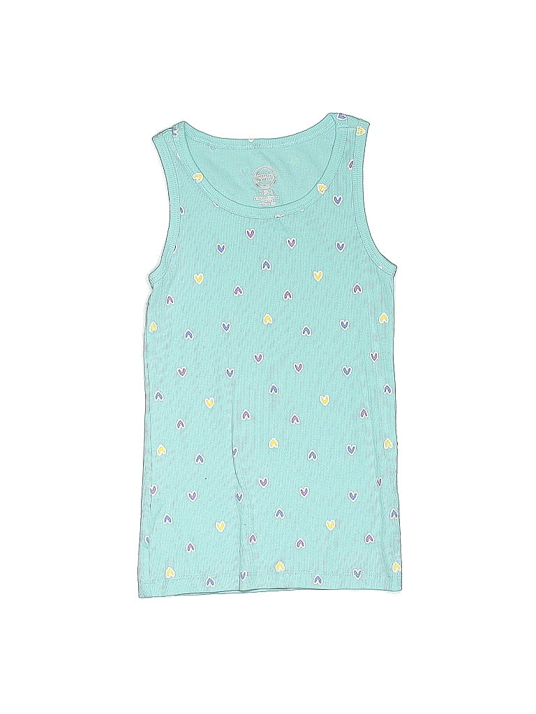 Wonder Nation Teal Sleeveless T-Shirt Size 7 (big kids) - photo 1