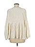Mystree Ivory Long Sleeve Blouse Size M - photo 2