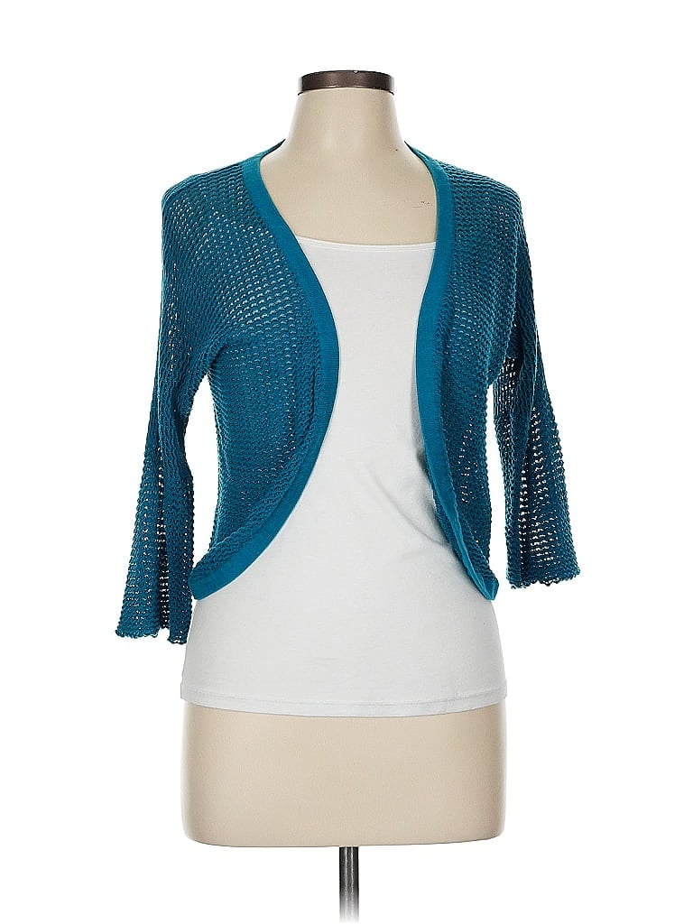 NIC + ZOE Pre-owned Cardigan Sweater In Blue