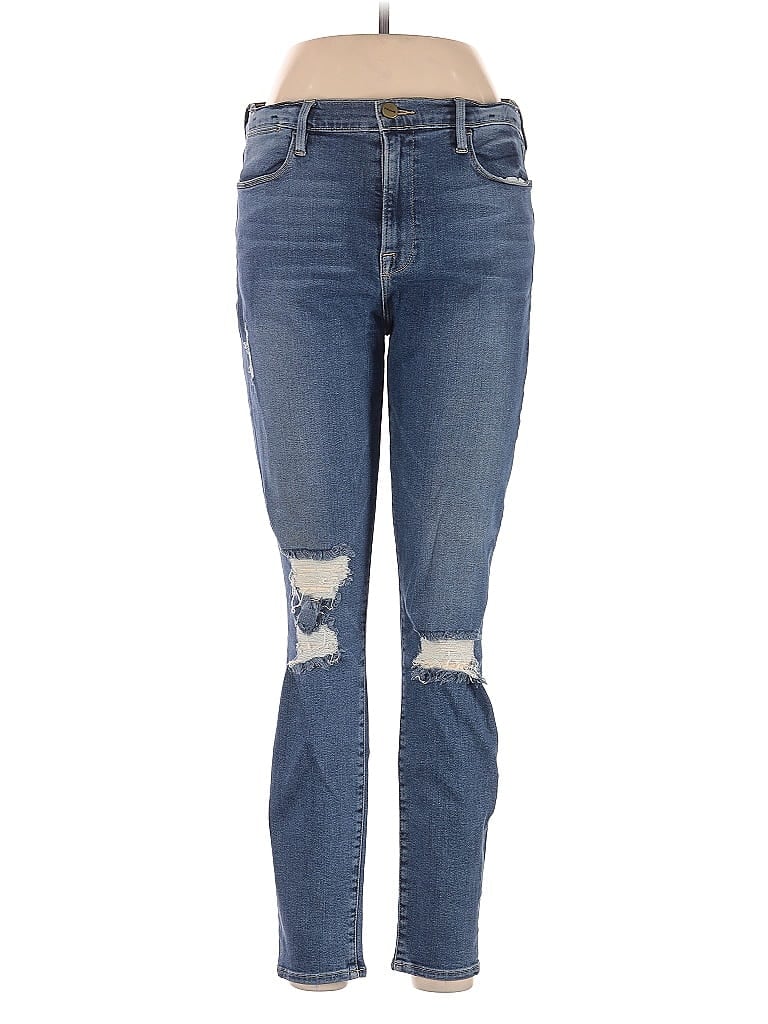FRAME Denim Hearts Blue Jeans Size 32 waist - photo 1