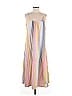 World Market Stripes Pink Casual Dress Size L - photo 1