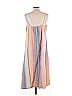 World Market Stripes Pink Casual Dress Size L - photo 2