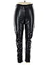 Missguided Black Faux Leather Pants Size 14 - photo 1