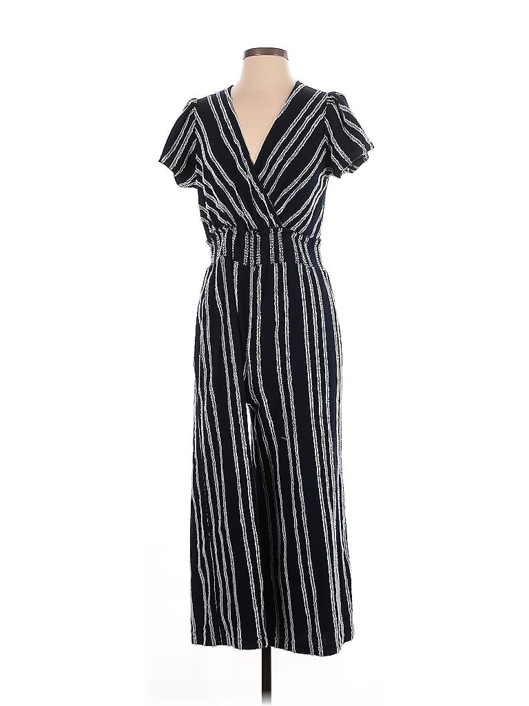 Dolan Stripes Black Jumpsuit Size S - photo 1