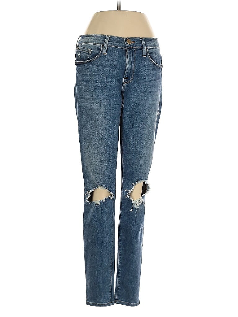 FRAME Denim Hearts Blue Jeans Size 27 waist - photo 1