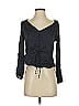 Chaser Black 3/4 Sleeve Blouse Size XS - photo 1