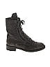 Chanel 100% Suede Black Gray Boots Size EU 39 - photo 1