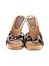 Dolce & Gabbana 100% Calf Hair Animal Print Tan Brown Calf Hair Wooden Clog Slide Sandals Size EU 40 - photo 2
