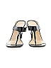 Prada 100% Patent Leather Black Patent Leather Heel Sandals Size EU 35 - photo 2