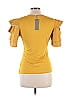 Gracia Yellow Short Sleeve Top Size L - photo 2