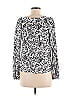 Express Outlet 100% Rayon Silver Long Sleeve Blouse Size XS - photo 2