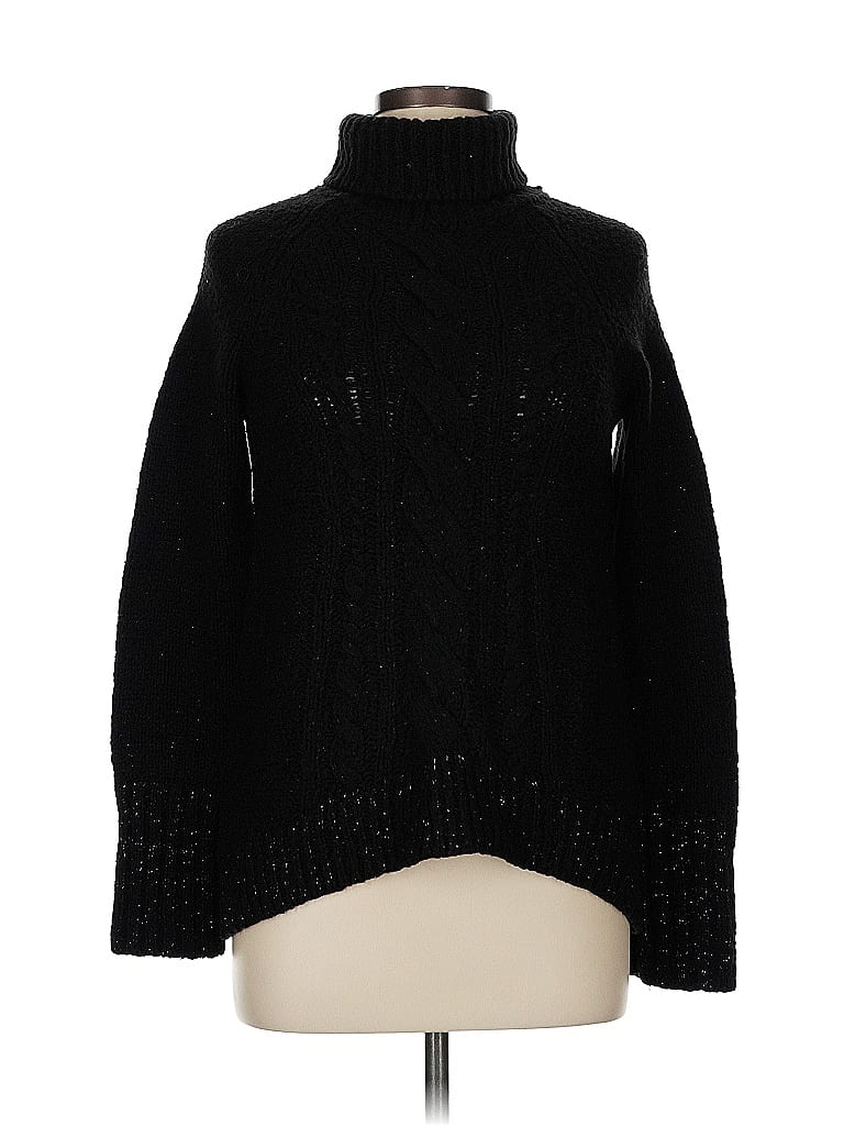 Pre-owned Simply Vera Vera Wang Turtleneck Sweater In Black