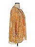 Chaus 100% Polyester Orange 3/4 Sleeve Blouse Size XL - photo 4