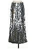 J.Crew Collection 100% Polyester Metallic Silver Formal Skirt Size 4 - photo 2