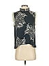 Gracia 100% Polyester Black Sleeveless Blouse Size S - photo 1