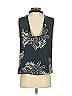 Gracia 100% Polyester Black Sleeveless Blouse Size S - photo 2