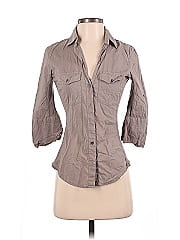 James Perse 3/4 Sleeve Button Down Shirt