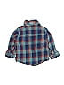 Carter's 100% Cotton Plaid Blue Long Sleeve Button-Down Shirt 12-18 MO / 18 MO - photo 2
