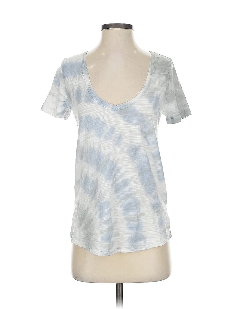 Victoria's Secret Pink Tie-dye Silver Short Sleeve T-Shirt Size XS - photo 1