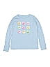 Crewcuts Outlet 100% Cotton Blue Long Sleeve T-Shirt Size 11 (big kids) - photo 1