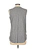 ALTERNATIVE 100% Cotton Gray Sleeveless T-Shirt Size L - photo 2