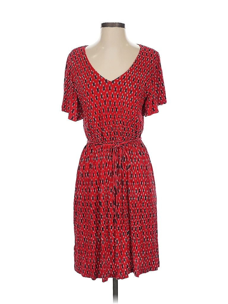 Pre-owned Ann Taylor Loft Casual Dress In Red