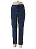 DG^2 by Diane Gilman Solid Blue Jeans Size 12 (petite) - photo 1