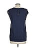 Ann Taylor LOFT Outlet Blue Sleeveless T-Shirt Size L - photo 2