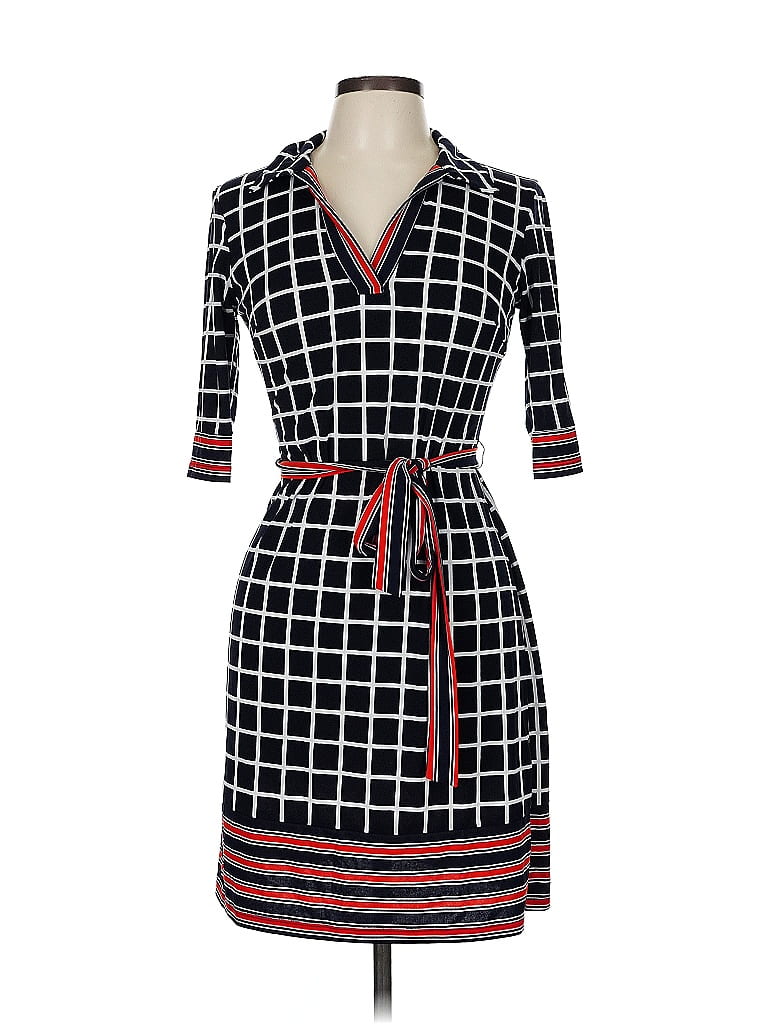 En Focus Studio Plaid Black Casual Dress Size 6 - photo 1